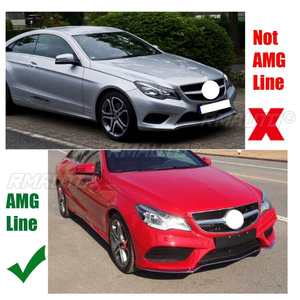 Par de Rejillas para Faros Antiniebla Delanteros para Mercedes-Benz Clase E Coupé W207 C207 A207 AMG Line 2013-2016, Piezas Exteriores - Product Image 4