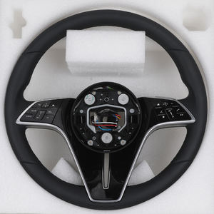 Volante Personalizzato di Lusso in Pelle Piena per Mercedes Benz W221 W223 W204 W205 <span class=keywords><strong>CLS</strong></span> <span class=keywords><strong>C257</strong></span> W166 W212 W213 S63 - Product Image 1