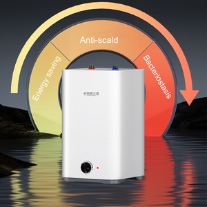 Calentador de Agua Eléctrico de Almacenamiento de 8L, Montado en Pared, con Tanque Esmaltado, Termostático, Calentamiento Rápido, para Uso Doméstico y Comercial, Certificado CE - Product Image 4