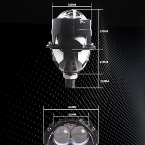 SANVI S62 Factory Wholesale Price Super Bright Lens 2.5 Inch Bi Led Lens Car Led Projector Lens Headlights - Product Image 6