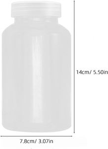 75ml 120ml 150ml <b>200ml</b> Custom Color Label PET Pharmaceutical Vitamin Capsule Supplement Packaging Screw Cap Screen Printed Pills - Product Image 2