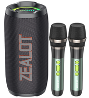 Haut-parleur puissant avec micro et Bluetooth, original Zealot S76 50W, enceinte karaoké avec micro et Bluetooth