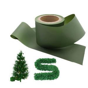 Lembaran/<span class=keywords><strong>Film</strong></span> Plastik <span class=keywords><strong>PVC</strong></span> Hijau Kaku untuk Daun Pohon Natal Buatan dan Rumput - Product Image 2