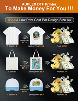 DTF Printer Inkjet Mulai Kit Ukuran A4 Harga Yang Paling Kompetitif Set Printer DTF Printer Dtf dengan Bahan