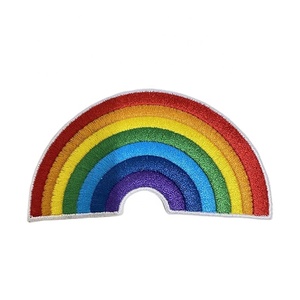 Benutzer definierte Regenbogen Stickerei <span class=keywords><strong>Patch</strong></span> Schmetterling Insekt gestickte Patches - Product Image 3