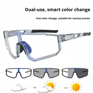 <span class=keywords><strong>Lunettes</strong></span> <span class=keywords><strong>de</strong></span> <span class=keywords><strong>soleil</strong></span> <span class=keywords><strong>de</strong></span> cyclisme pour hommes 2025, nouvelles, colorées, à grande monture intégrée, <span class=keywords><strong>lunettes</strong></span> <span class=keywords><strong>de</strong></span> sport, coupe-vent, protection UV, <span class=keywords><strong>photochromiques</strong></span> - Product Image 2
