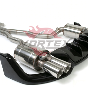 ชุดท่อไอเสีย Vortex Valvetronic Catback และดิฟฟิวเซอร์หลังคาร์บอนไฟเบอร์สำหรับ BMW 650i F06 F12 F13 4.4T V8 แบบปลายท่อสี่ทาง ชุดเพิ่มประสิทธิภาพ - Product Image 5