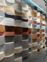 Panel de Tierra Apisonada Endable Soft Stone con Textura Auténtica en Degradado, Impermeable y Resistente al Fuego de Grado A para Paredes Curvas Arquitectónicas