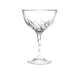 unique crystal glass goblet cup 380ml handmade cocktail mixing glasses modern martini margarita glass