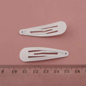 5.0 ซม.สีสันไม่มีรูหยดน้ําตาโลหะ Snap คลิปผมธรรมดา <span class=keywords><strong>BB</strong></span> Hairpins ด้านข้าง Hairgrip เด็กบูติกอุปกรณ์เสริมผม - Product Image 6