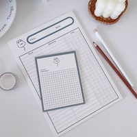 Bloc-notes promotionnel pour liste de tâches - Bloc-notes personnalisé à feuilles détachables pour journal et planification au bureau