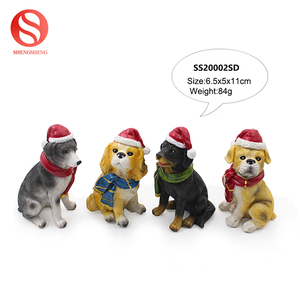 Usine vente <span class=keywords><strong>directe</strong></span> pas cher décorations d'arbre De Noël or accrocher ornement renne licorne résine figurine de cerf - Product Image 5