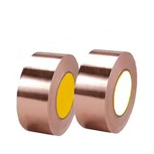 Asia Factory Price EMI Copper Foil Shielding Tape Conductive Adhesive For EMI And RFI Industrial And Electrical Applications