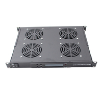 1U 2 Kipas Rak Server Cooling Fan Tray 19 Inch Rack Mount Fan Unit untuk Sistem Pendingin Kabinet Server Pusat Data 42U