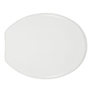 ฝาครอบโถสุขภัณฑ์สีขาว รูปตัว C แบบขยายได้ สำหรับรูปทรงแจกันไอซ์เบิร์ก - Product Image 1