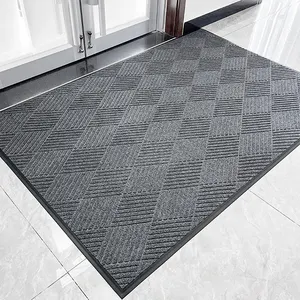 120*180cm Entrance Floor Mat Simple Pattern Rubber Backing Low Profile Doormat Commercial Entrance Mat