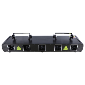 WUZSTAR - Luz Estroboscópica de 5 Lentes con Láser DMX, Luz de Haz para <span class=keywords><strong>DJ</strong></span>, KTV, Fiesta de Baile, Discoteca, Control por Voz, Luz de Discoteca para el Hogar, Club Nocturno, <span class=keywords><strong>Bar</strong></span>, Escenario, <span class=keywords><strong>DJ</strong></span> - Product Image 1