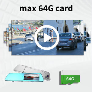 Pour <span class=keywords><strong>Xiaomi</strong></span> Electronics 4.5 pouces Android écran double lentille voiture fenêtre moniteur de sécurité avant et arrière <span class=keywords><strong>Dashcam</strong></span> noir 1 an vidéo - Product Image 6