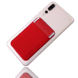 Lycra chủ thẻ điện thoại dính dính trên điện thoại thẻ tín dụng ví điện thoại tùy chỉnh Ví trường hợp túi - Product Image 1