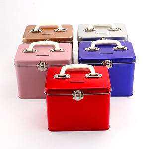 Recyclable Silver Rectangle CD Hinged Metal Tins with Window <strong>DVD</strong> <strong>Case</strong> with Foam Insert Tray CMYK Printing Customizable Size - Product Image 4