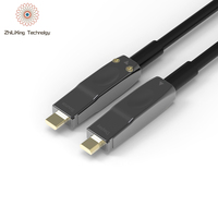 Câble micro hdmi vers hdmi standard (a/m) Câble micro hdmi mâle vers mâle de 10m pour connecter le téléphone au support tv câble fibre hdr dynamique