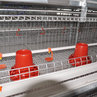 LEON Poulailler à moteur automatique 3 & 4 étages Type H Nouveau design Cage à volaille pour ferme 2 ans de garantie