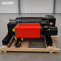 Palans électriques à câble à double poutre européens de 5 tonnes, hauteur 6m, 9m, 12m, personnalisables OEM pour atelier