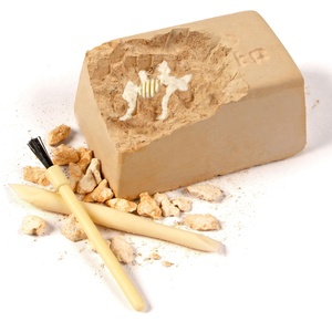 ชุดขุดโครงกระดูกไดโนเสาร์พลาสติกเพื่อการศึกษา,ของเล่นขุดฟอสซิลไดโนเสาร์ชุดขุดไทแรนโนซอรัสของเล่นสำหรับเด็ก - Product Image 4