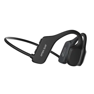 Neckband Sound Stereo Ear Hook Bluetooth Waterproof Bt Wireless Sport Bone Conduction Headphones Earphones Headset