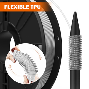 Sunlu — Filament pour imprimante 3D, Filament <span class=keywords><strong>TPU</strong></span> Transparent 1.75mm, 0.5kg par bobine - Product Image 3