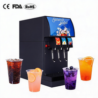Distributeur automatique de boissons gazeuses en acier inoxydable, multi-saveurs, pour restaurants, fontaine à soda froide, distributeur de boissons post-mix
