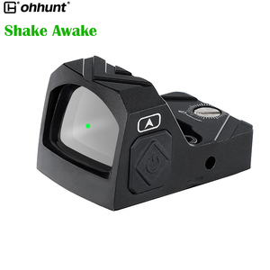 Mira Telescópica Ohhunt de 2 Metros con Retícula y Activación por Movimiento, Punto Verde, Lente de 24 mm, Mira Reflex Táctica Abierta de Tamaño Completo para R&R Cut - Product Image 1