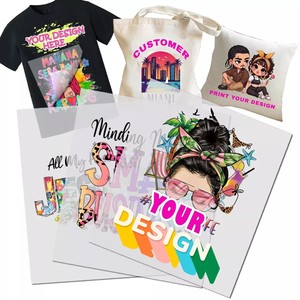 Autocollants personnalisés pour transfert thermique avec motifs de dessins animés et en caoutchouc/PET lavable pour T-shirts - Product Image 5