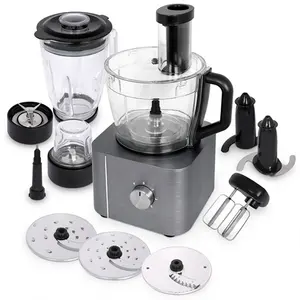 2021 New Guangdong Kitchen Appliances Parts Stainless Steel Blade All Copper Motor 1000W Multifunction 13 in1 Food Processors