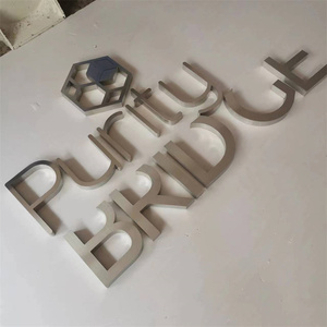 Lettere in Acciaio Inox 3D per Insegne, Grandi Dimensioni, Argento/Oro, Personalizzabili, Vendita Diretta dalla Fabbrica - Product Image 3