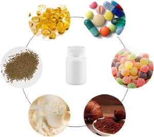 30ml 100ml 120ml Mini lớn rỗng PE Y chai tròn màu trắng chai nhựa cho Pill Viên nang vitamin Tablet - Product Image 5