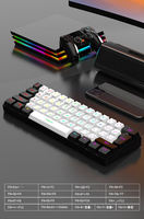 Clavier mécanique en gros pour l'Inde, clavier de jeu mécanique à touches remplaçables à chaud K620, mini clavier mécanique