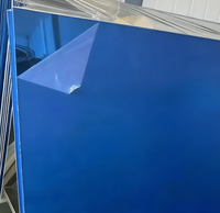 Panneau Miroir Acrylique Flexible Rose Bleu Or 1-3mm Auto-Adhésif Incassable en Plastique PMMA pour Mur, Vente en Gros