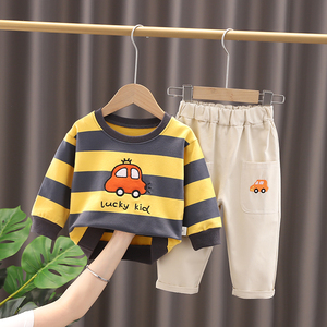 Ropa para Niños Pequeños, Conjuntos Casuales para Bebés con Pantalones Chino de China - Product Image 3
