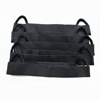 Bande de dentelle personnalisée avec logo, avec support d'oreille, bande de fusion pour perruque, bande élastique en velcro avec ouverture pour les oreilles