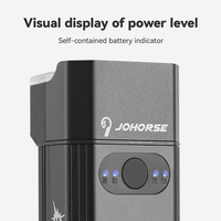 Phare de vélo 1200LM rechargeable par USB-C, batterie Li-ion, lampe de vélo à 50 LED, 4 modes, étanche IPX4 pour la nuit