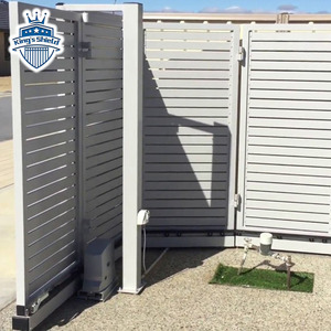 Thiết Kế Nhà Ở Bằng Nhôm Tự Động Cho Ngôi Nhà Hiện Đại Cổng Trượt Đường Ray Và Bánh Xe Chính - Product Image 2