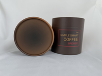 Emballage de luxe OEM personnalisé fait main, écologique, biodégradable et recyclable pour pots de bougies avec couvercle en papier et effet de couleur évanescente