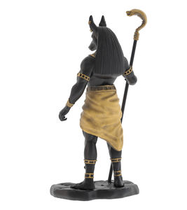 Estatua de <span class=keywords><strong>Dios</strong></span> Jackal de recuerdo, tesoros de la tumba egipcia de poliresina - Product Image 3