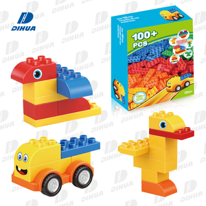 Creative Plastic Construction STEM Blocks Kids Learning Building Bricks Montessori Educational DIY Puzzle Toy 101 PCS - Product Image 1