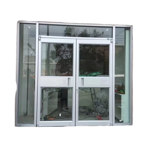 DUODA Portes commerciales en aluminium de style KFC pour sous-sol extérieur pour magasin <span class=keywords><strong>d</strong></span>'usine centre commercial supermarché hôpital entrée <span class=keywords><strong>d</strong></span>'atelier - Product Image 1