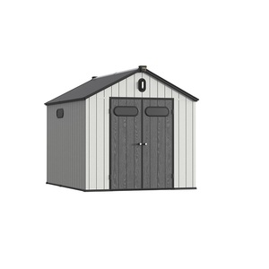 Casa Contenedor Portátil de Panel de Aluminio y Plástico Estable, Venta Directa de Fábrica, <span class=keywords><strong>Caseta</strong></span> de Jardín Prefabricada con Muebles - Product Image 1