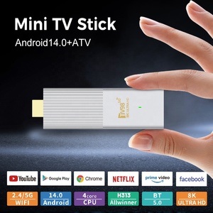 wholesale Allwinner H313 IPTV Dongle 8K Streaming Device Internet OTT Smart <b>USB</b> Strong WiFi Premium Android 14 Fire TV Stick - Product Image 3
