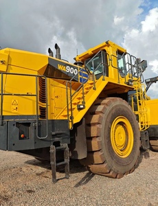 מעמיס גלגלים משומש איכותי מדגם <span class=keywords><strong>KOMATSU</strong></span> WA900 בעל כושר העמסה של 6 טון, מנוע 672 קילוואט, תיבת הילוכים, למכירה חמה לייצוא מסין - Product Image 6