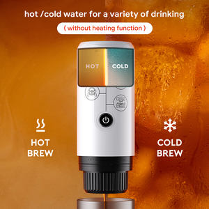 Cafetera Espresso Recargable con Logotipo Personalizado, 2600 mAh, 17 Bares, Autocalentamiento, 2 en 1, Mini Cafetera Espresso - Product Image 3